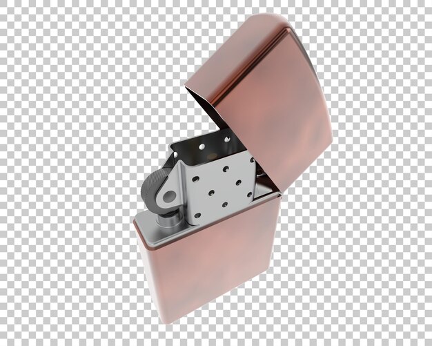 PSD lighter isolated on background 3d rendering illustration