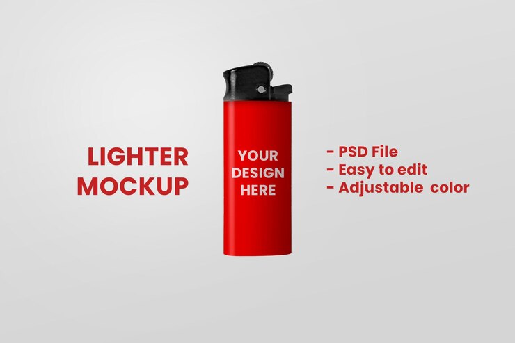 PSD lighter mockup 02