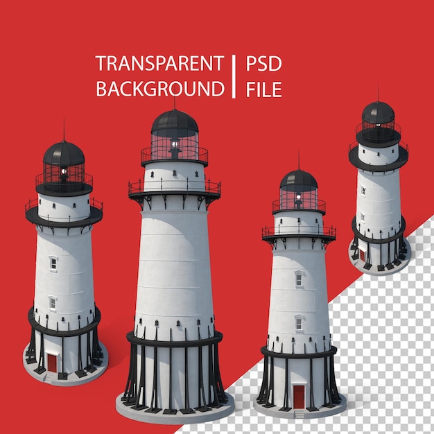 PSD lighthouse png