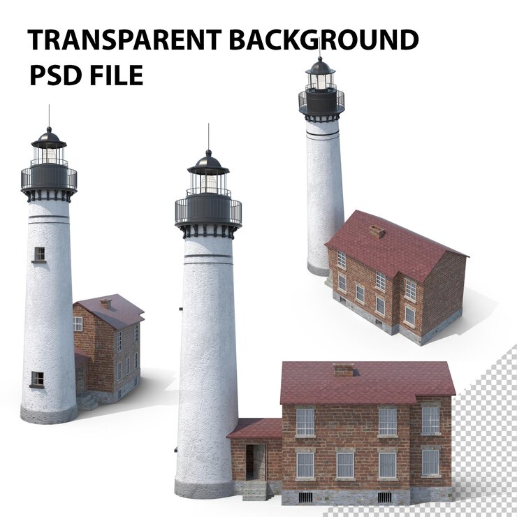 PSD 灯台png