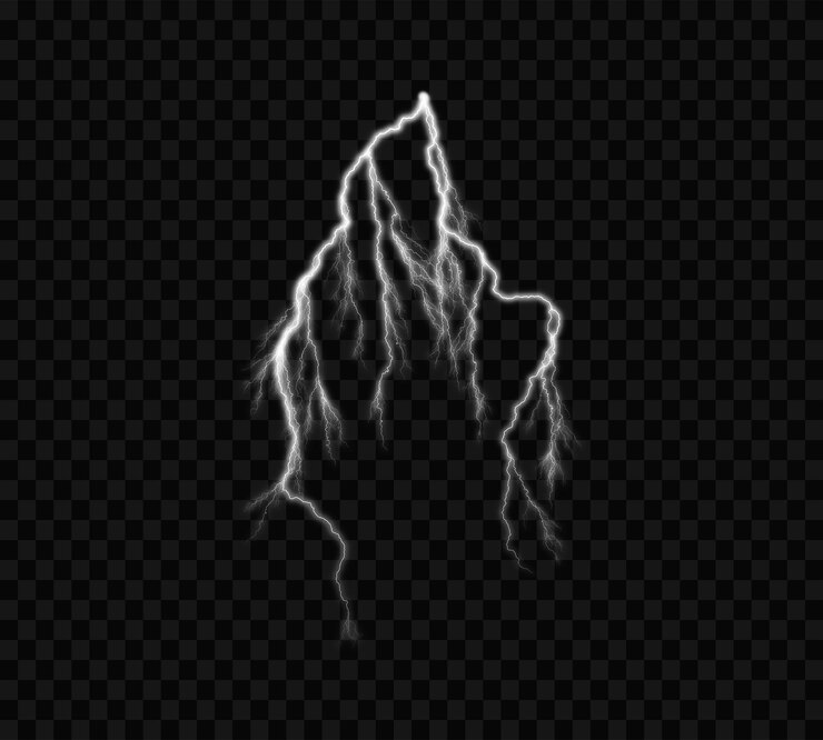 PSD lighting effect on transparent background