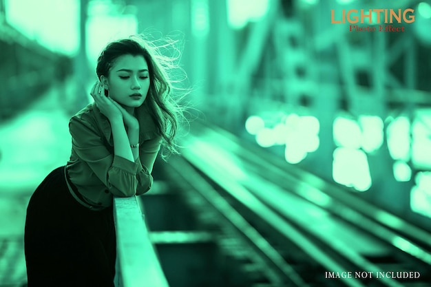 lighting photo effect