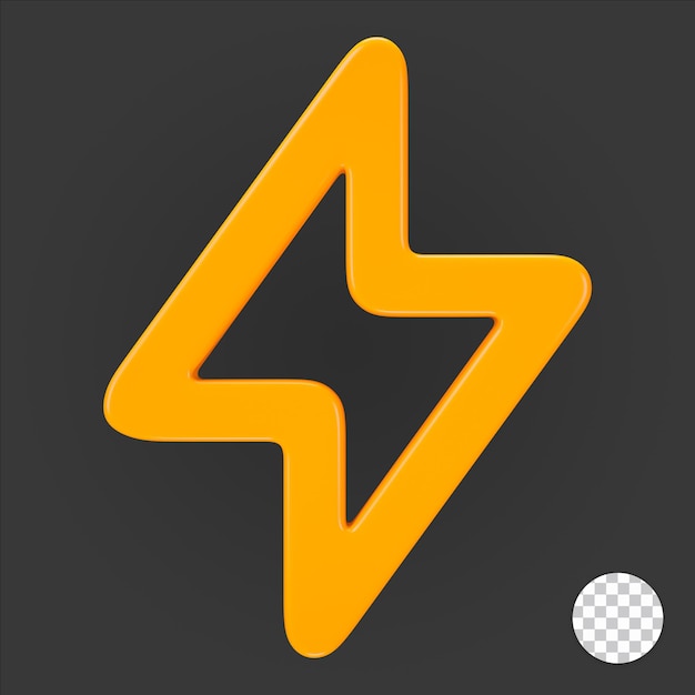 PSD lightning bolt icon