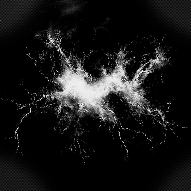 PSD a lightning bolt overlay effect