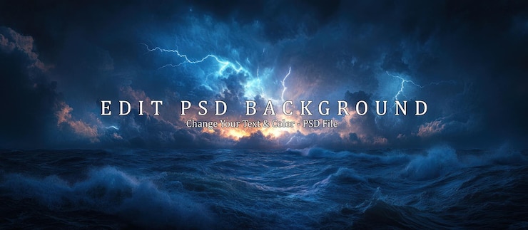 PSD 海を越えた雷の嵐