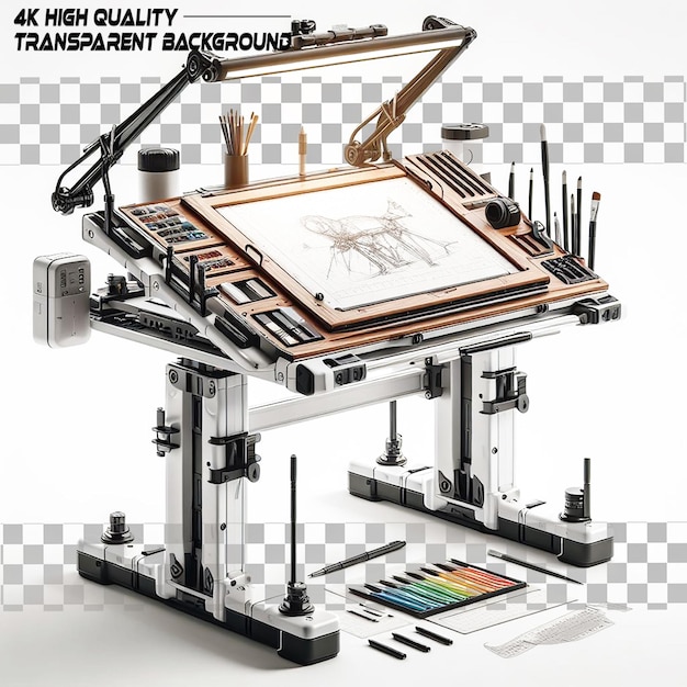 PSD lightweight portable and adjustable on transparent background