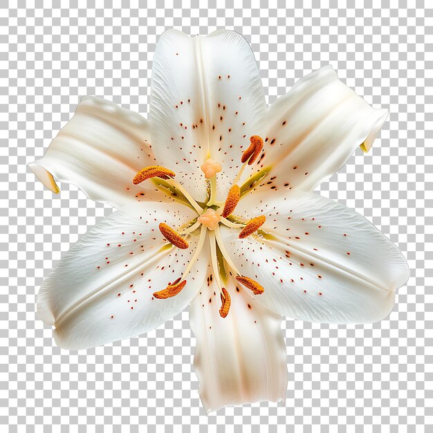 PSD lily png with transparent background
