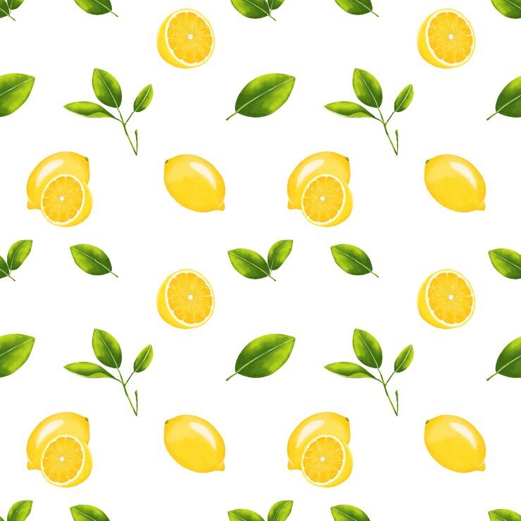 PSD lime or lemon background pattern