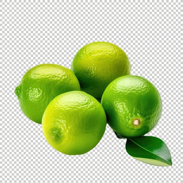 PSD lime liom on psd transparent background excotic fruit vegetables