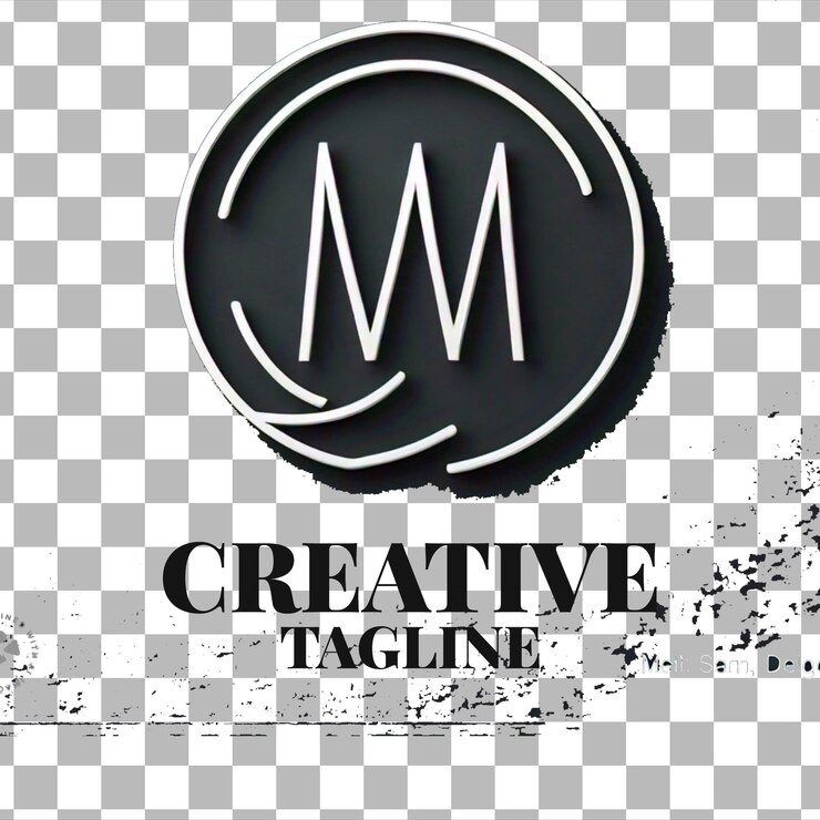 PSD line art logo design - minimalistyczne podejście