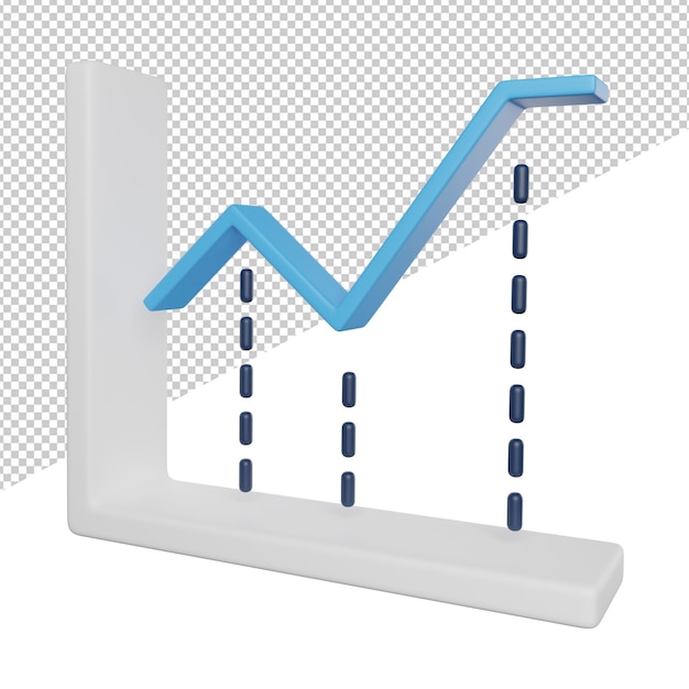 PSD line chart graph