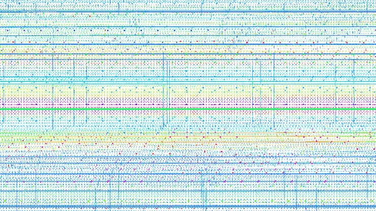 PSD a line drawing of a line that has the number of dots on it