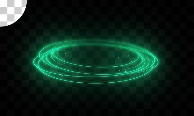 Lines circle light effect