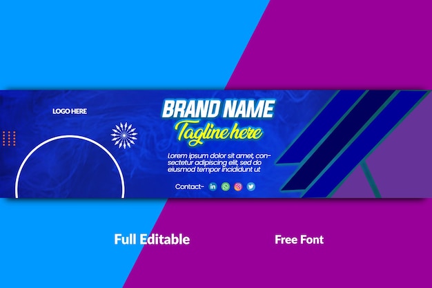 PSD linked in banner design