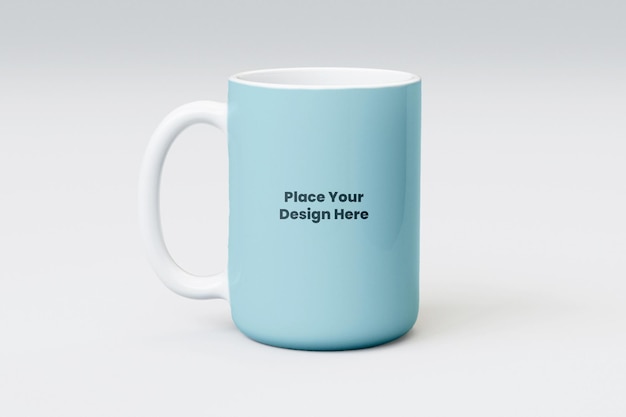 Linkshandig glas PSD-mockup