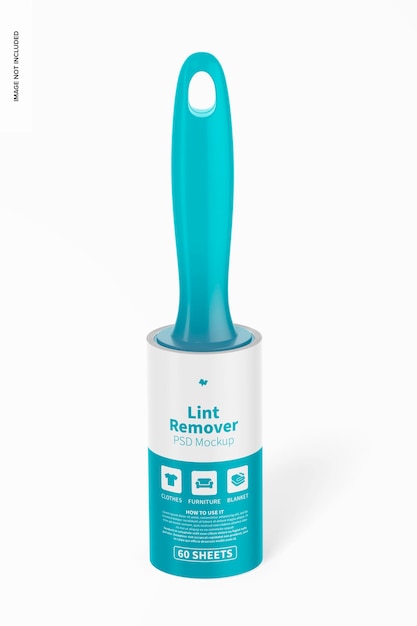 Lint Remover Mockup, Front View