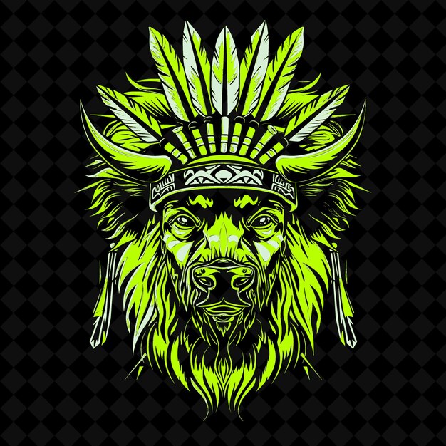 PSD a lion head with a crown on the head