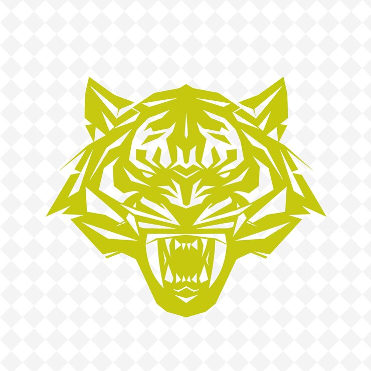PSD a lion head with the word wolf on it
