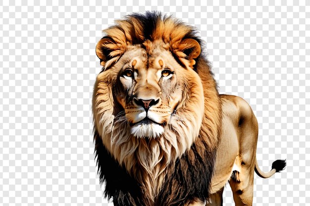 Lion png isolated on transparent background