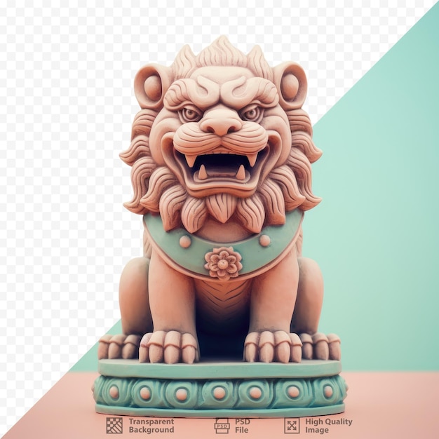 PSD lion statues from thailand