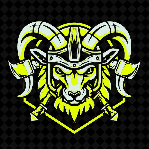 PSD a lion with a shield and a shield with the word ram on it