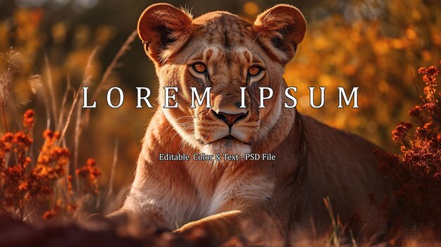 Lioness in the okavango delta moremi national park in botswana