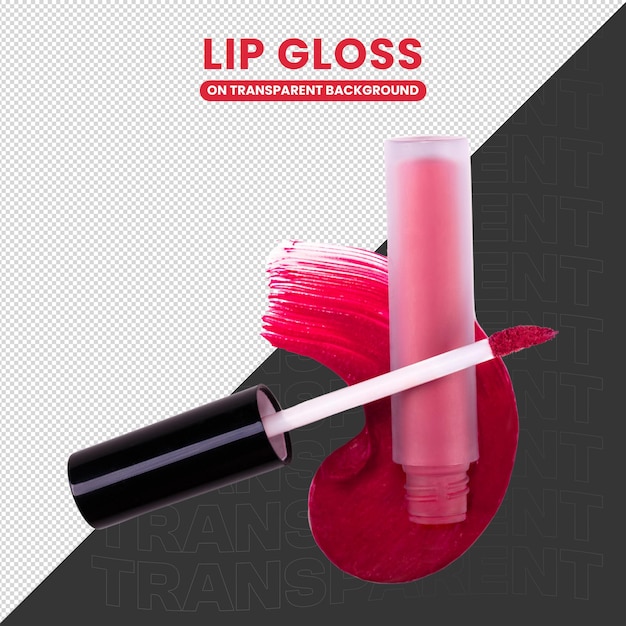 lip gloss isolated on transparent background psd