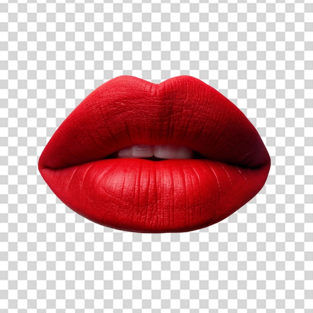 PSD lips transparent set