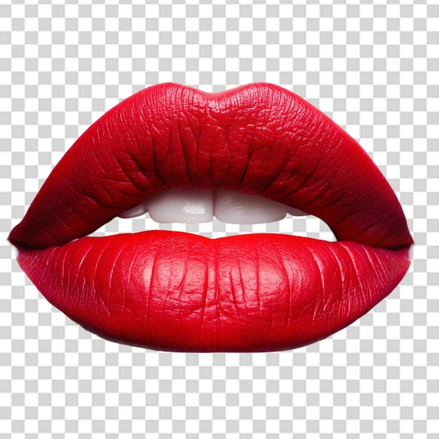 PSD lips transparent set