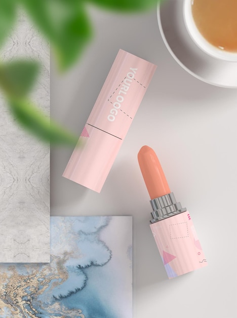 lipstick mockup