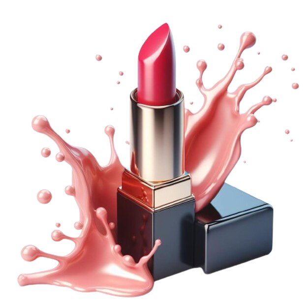 PSD lipstick splash