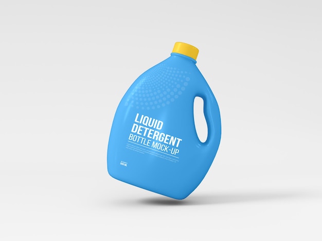 Liquid Detergent Bottle Mockup