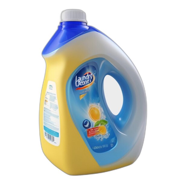 PSD liquid detergent psd on a white background