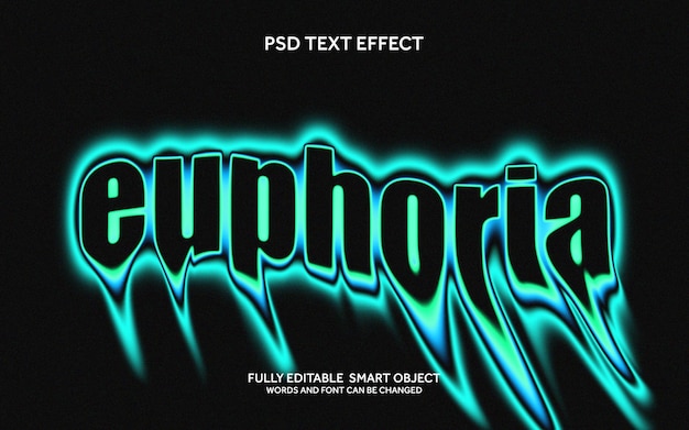 Liquid Gradient text effect PSD file