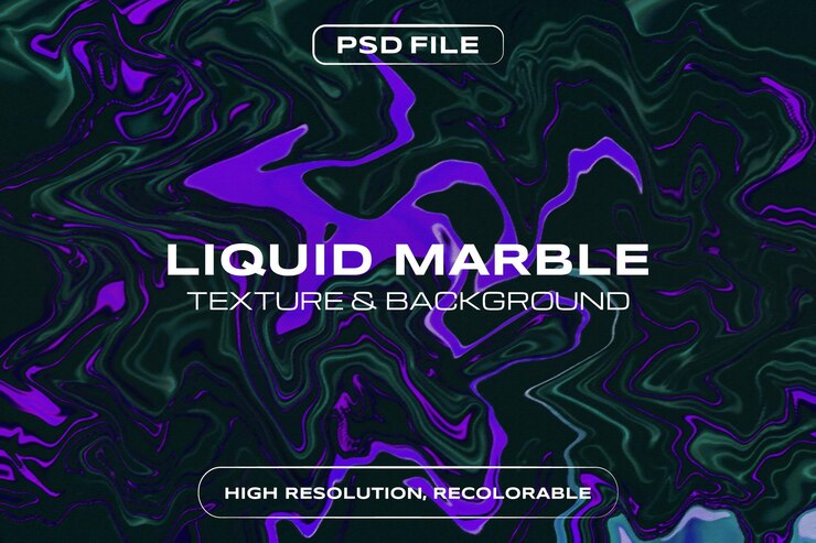 PSD liquid marble background