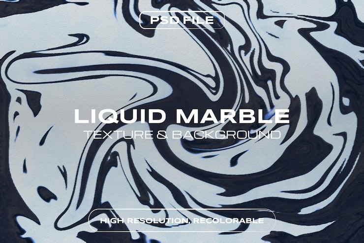 PSD liquid marble background