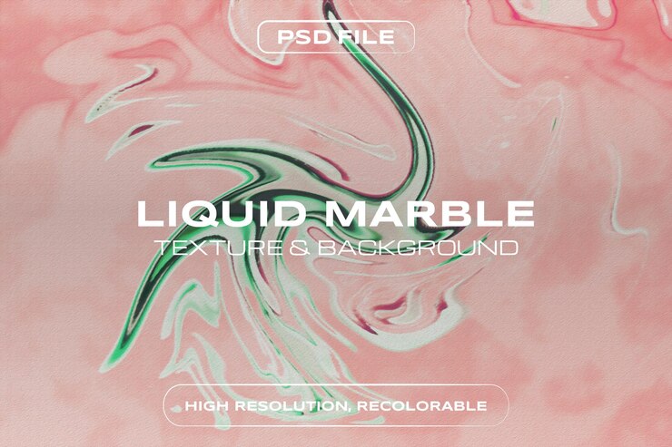 PSD liquid marble background