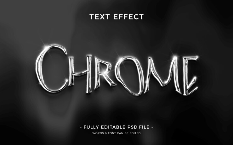 PSD liquid meta text effect