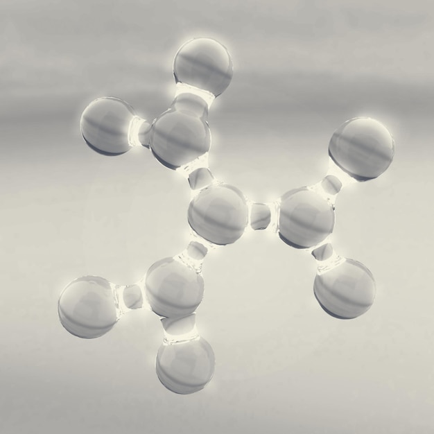 PSD liquid molecules shape