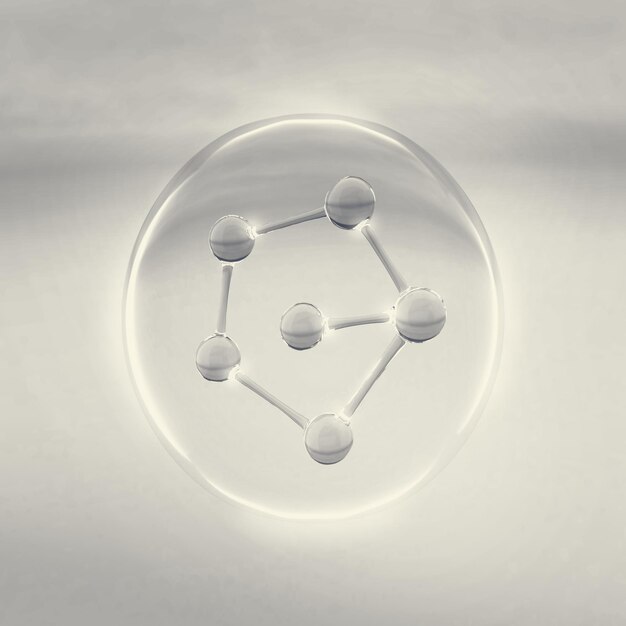 Liquid Molecules Shape