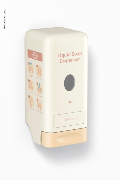 liquid soap dispenser mockup