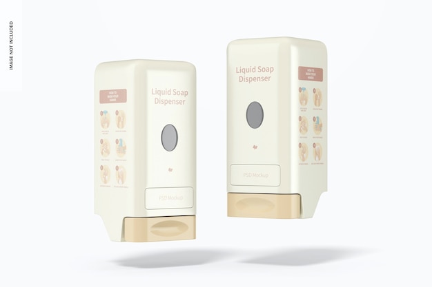 Liquid Soap Dispensers Mockup