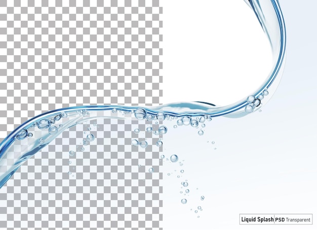 PSD liquid water splash background