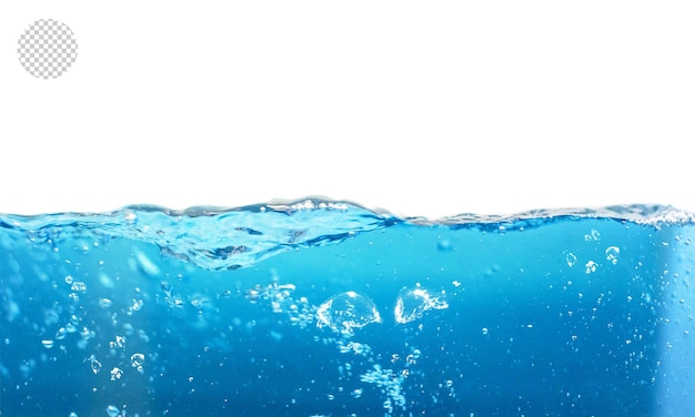 PSD 거품 투명 배경으로 액체 물