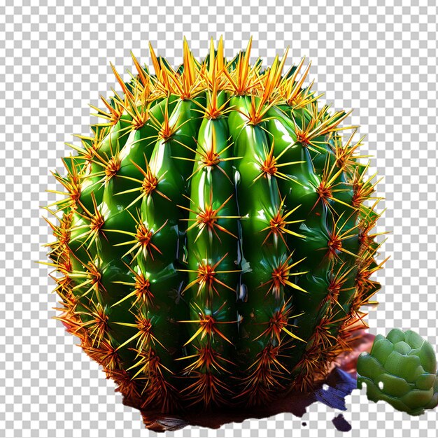 PSD liść kaktusa opuntia ficus indica wyizolowany na białym