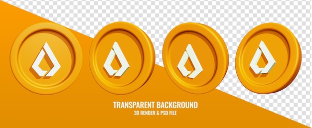 Lisk-pictogram met 3D-rendering