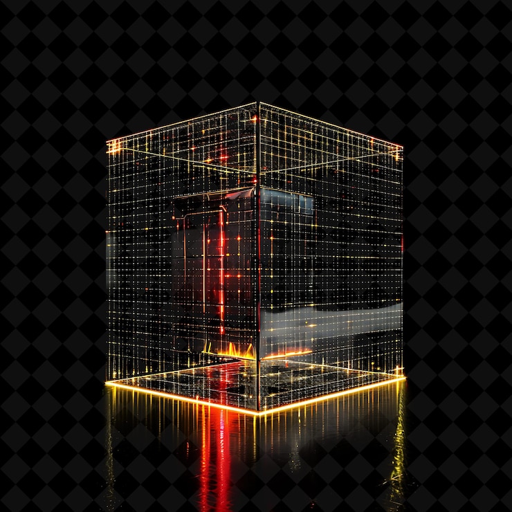 PSD a lit up building with the word quot light quot on the bottom