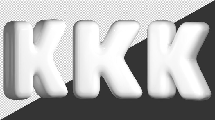 PSD litera projektu 3d k