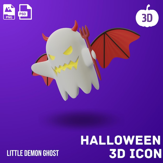 PSD little demon ghost