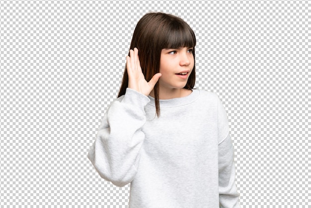 孤立したクロマキー背景の小さな女の子